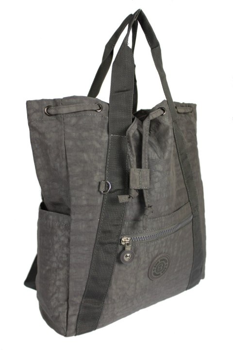 Praktyczny Plecak Torebka 2 w 1 BAG STREET 2247 POPIELATY Praktyczny Plecak Torebka 2 w 1 BAG STREET 2247 POPIELATY