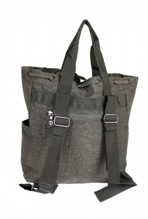 Praktyczny Plecak Torebka 2 w 1 BAG STREET 2247 POPIELATY Praktyczny Plecak Torebka 2 w 1 BAG STREET 2247 POPIELATY