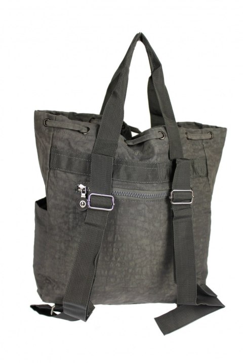 Praktyczny Plecak Torebka 2 w 1 BAG STREET 2247 POPIELATY Praktyczny Plecak Torebka 2 w 1 BAG STREET 2247 POPIELATY
