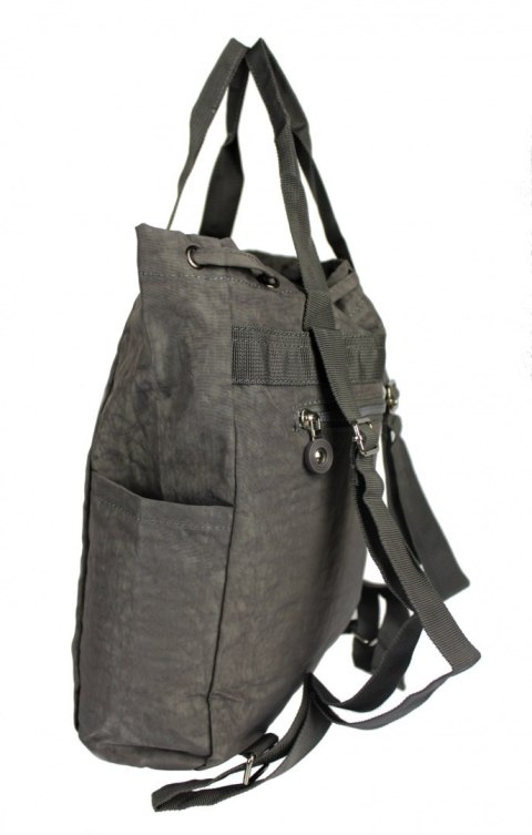 Praktyczny Plecak Torebka 2 w 1 BAG STREET 2247 POPIELATY Praktyczny Plecak Torebka 2 w 1 BAG STREET 2247 POPIELATY