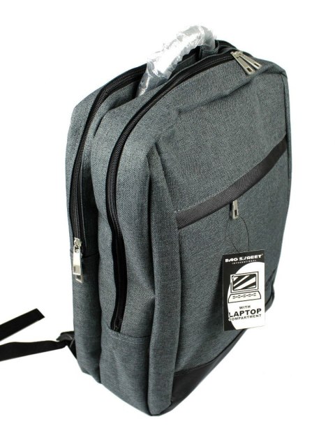 Solidny Plecak Bag Street ''DE LUXE'' 4014 Duży Z Funkcją Noszenia Laptopa 15'' Solidny Plecak Bag Street ''DE LUXE'' 4014 Duży Z Funkcją Noszenia Laptopa 15''