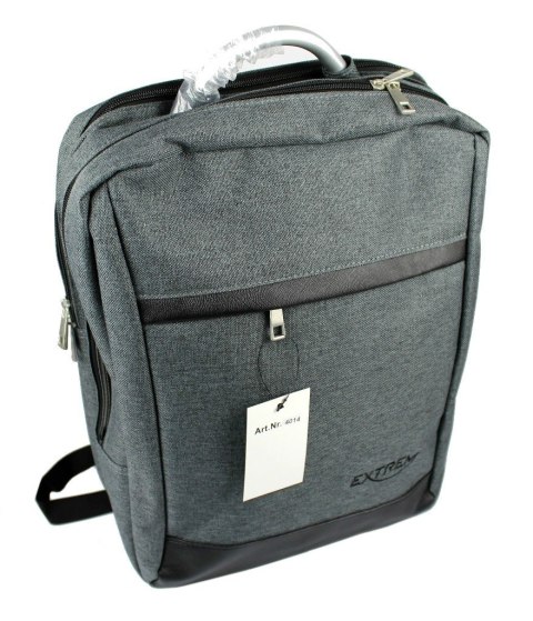 Solidny Plecak Bag Street ''DE LUXE'' 4014 Duży Z Funkcją Noszenia Laptopa 15'' Solidny Plecak Bag Street ''DE LUXE'' 4014 Duży Z Funkcją Noszenia Laptopa 15''