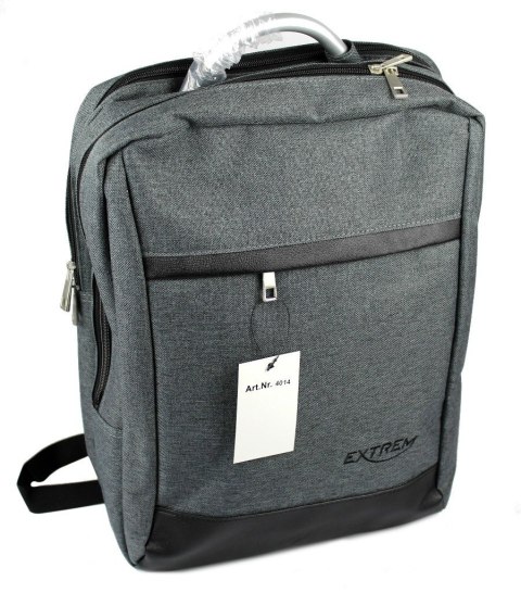 Solidny Plecak Bag Street ''DE LUXE'' 4014 Duży Z Funkcją Noszenia Laptopa 15'' Solidny Plecak Bag Street ''DE LUXE'' 4014 Duży Z Funkcją Noszenia Laptopa 15''