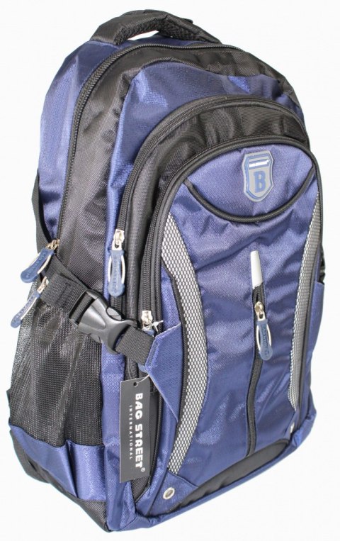 Solidny Plecak Bag Street ''DE LUXE'' Duży Z Funkcją Noszenia Laptopa BS4067 15'' Solidny Plecak Bag Street ''DE LUXE'' Duży Z Funkcją Noszenia Laptopa BS4067 15''