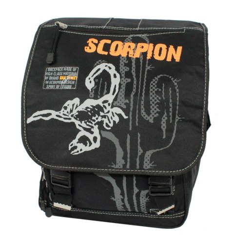 Solidny i Pojemny Plecak Bag Street 4030 SCORPION CZARNY Tornister Szkolny Solidny i Pojemny Plecak Bag Street 4030 SCORPION CZARNY Tornister Szkolny