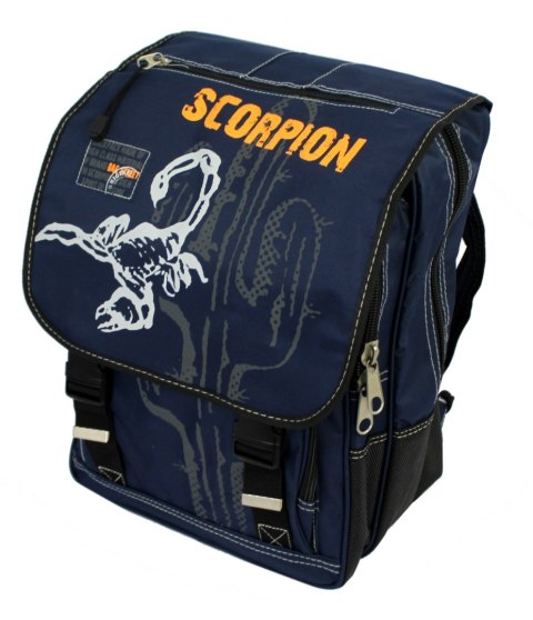 Solidny i Pojemny Plecak Bag Street 4030 SCORPION CZARNY Tornister Szkolny Solidny i Pojemny Plecak Bag Street 4030 SCORPION CZARNY Tornister Szkolny