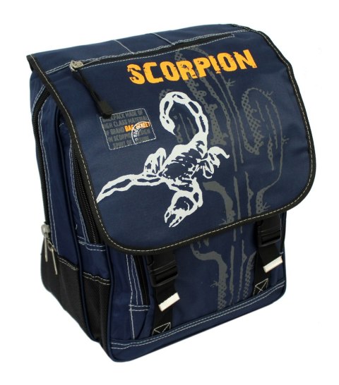 Solidny i Pojemny Plecak Bag Street 4030 SCORPION CZARNY Tornister Szkolny Solidny i Pojemny Plecak Bag Street 4030 SCORPION CZARNY Tornister Szkolny