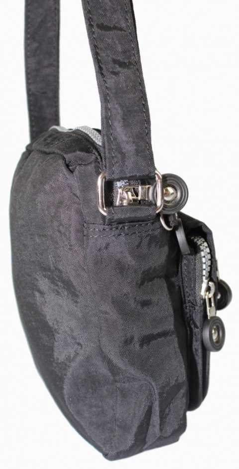 Stylowa Pozioma Torba Mała Na Ramię Bag Street NR 2225 CZARNY Stylowa Pozioma Torba Mała Na Ramię Bag Street NR 2225 CZARNY