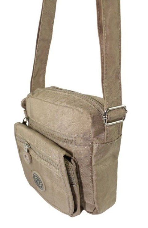 Stylowa Pozioma Torba Mała Na Ramię Bag Street NR 2225 KAWA Z MLEKIEM Stylowa Pozioma Torba Mała Na Ramię Bag Street NR 2225 KAWA Z MLEKIEM