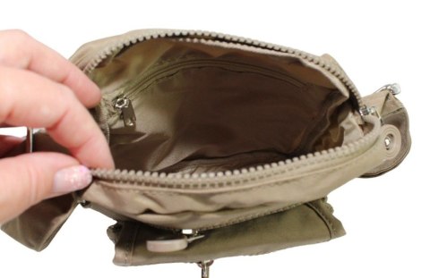 Stylowa Pozioma Torba Mała Na Ramię Bag Street NR 2225 KAWA Z MLEKIEM Stylowa Pozioma Torba Mała Na Ramię Bag Street NR 2225 KAWA Z MLEKIEM