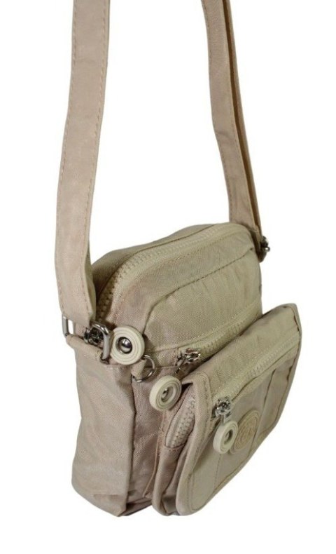 Stylowa Pozioma Torba Mała Na Ramię Bag Street NR 2225 KREMOWA Stylowa Pozioma Torba Mała Na Ramię Bag Street NR 2225 KREMOWA
