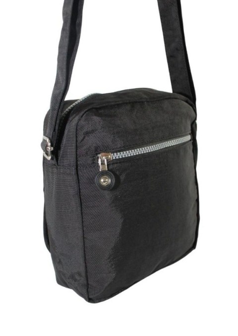 Stylowa Pozioma Torba Mała Na Ramię Bag Street NR 2239 CZARNY Stylowa Pozioma Torba Mała Na Ramię Bag Street NR 2239 CZARNY
