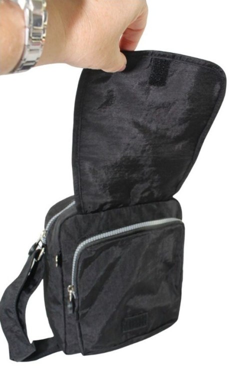 Stylowa Pozioma Torba Mała Na Ramię Bag Street NR 2239 CZARNY Stylowa Pozioma Torba Mała Na Ramię Bag Street NR 2239 CZARNY