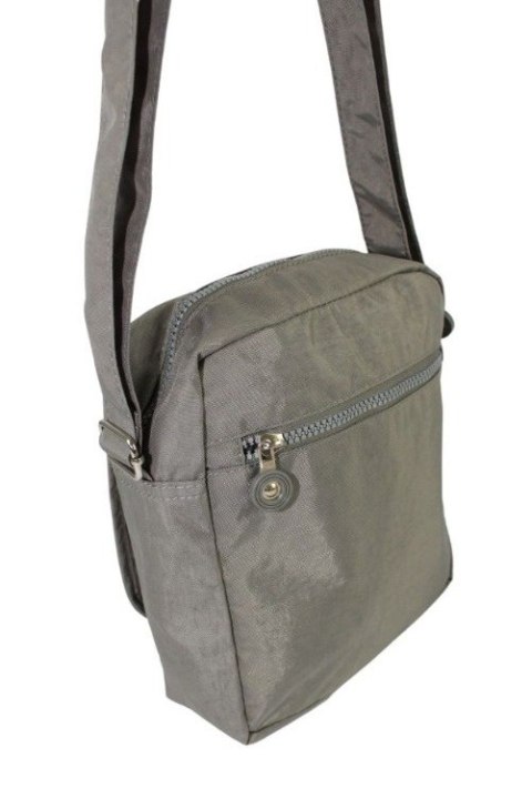 Stylowa Pozioma Torba Mała Na Ramię Bag Street NR 2239 SZARY 22 x 21 x 6 [cm]
