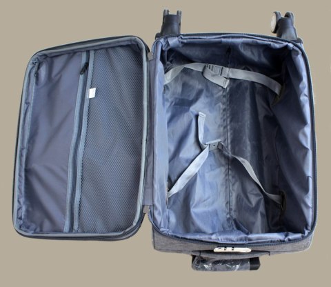 Średnia Walizka Turystyczna PolskaGalanteria X-2301 SZARA 60 x 40 x 30 Średnia Walizka Turystyczna PolskaGalanteria X-2301 SZARA 60 x 40 x 30