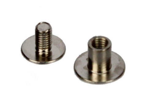 Śrubka Metalowa Do Paska Nit Skręcany Fi 9 mm Komplet Śrubka Metalowa Do Paska Nit Skręcany Fi 9 mm Komplet