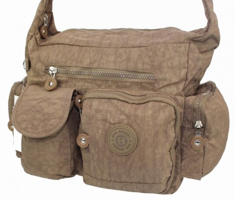 Stylowa Pozioma Torba Średnia Na Ramię Bag Street NR 2219 BRĄZOWY Stylowa Pozioma Torba Średnia Na Ramię Bag Street NR 2219 BRĄZOWY