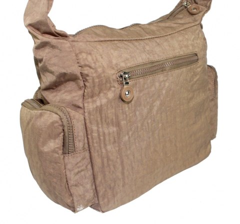 Stylowa Pozioma Torba Średnia Na Ramię Bag Street NR 2219 BRĄZOWY Stylowa Pozioma Torba Średnia Na Ramię Bag Street NR 2219 BRĄZOWY