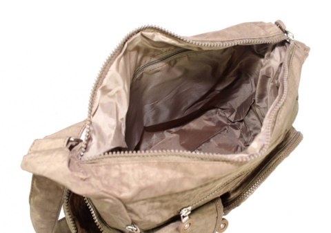 Stylowa Pozioma Torba Średnia Na Ramię Bag Street NR 2219 BRĄZOWY Stylowa Pozioma Torba Średnia Na Ramię Bag Street NR 2219 BRĄZOWY