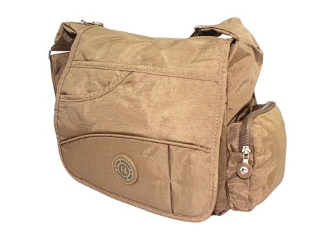 Stylowa Pozioma Torba Średnia Na Ramię Bag Street NR 2222 BRĄZOWA 30 X 25 X 10 Stylowa Pozioma Torba Średnia Na Ramię Bag Street NR 2222 BRĄZOWA 30 X 25 X 10