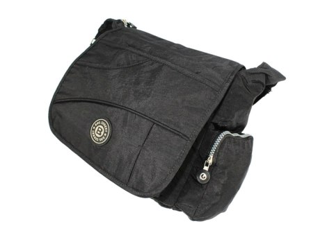 Stylowa Pozioma Torba Średnia Na Ramię Bag Street NR 2222 CZARNA 30 X 25 X 10 Stylowa Pozioma Torba Średnia Na Ramię Bag Street NR 2222 CZARNA 30 X 25 X 10