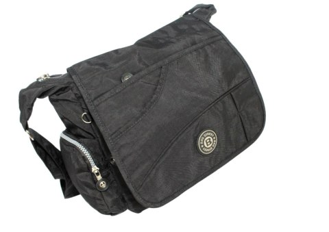 Stylowa Pozioma Torba Średnia Na Ramię Bag Street NR 2222 CZARNA 30 X 25 X 10 Stylowa Pozioma Torba Średnia Na Ramię Bag Street NR 2222 CZARNA 30 X 25 X 10
