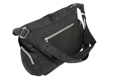 Stylowa Pozioma Torba Średnia Na Ramię Bag Street NR 2222 CZARNA 30 X 25 X 10 Stylowa Pozioma Torba Średnia Na Ramię Bag Street NR 2222 CZARNA 30 X 25 X 10