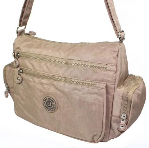 Stylowa Pozioma Torba Średnia Na Ramię Bag Street NR 2228 KAWA Z MLEKIEM Stylowa Pozioma Torba Średnia Na Ramię Bag Street NR 2228 KAWA Z MLEKIEM
