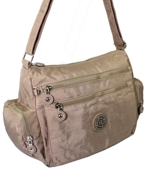 Stylowa Pozioma Torba Średnia Na Ramię Bag Street NR 2228 KAWA Z MLEKIEM Stylowa Pozioma Torba Średnia Na Ramię Bag Street NR 2228 KAWA Z MLEKIEM