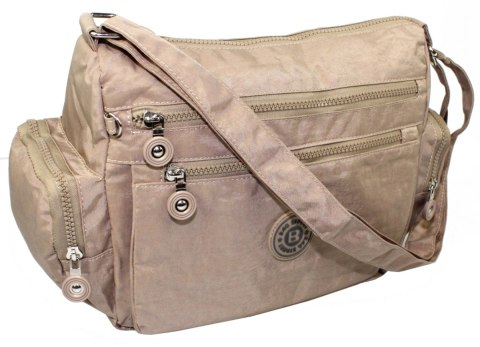 Stylowa Pozioma Torba Średnia Na Ramię Bag Street NR 2228 KAWA Z MLEKIEM Stylowa Pozioma Torba Średnia Na Ramię Bag Street NR 2228 KAWA Z MLEKIEM