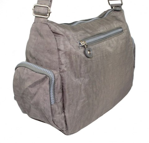 Stylowa Pozioma Torba Średnia Na Ramię Bag Street NR 2228 SZARY Stylowa Pozioma Torba Średnia Na Ramię Bag Street NR 2228 SZARY