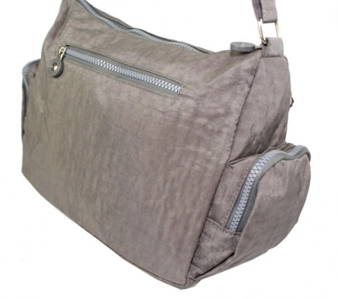 Stylowa Pozioma Torba Średnia Na Ramię Bag Street NR 2228 SZARY Stylowa Pozioma Torba Średnia Na Ramię Bag Street NR 2228 SZARY