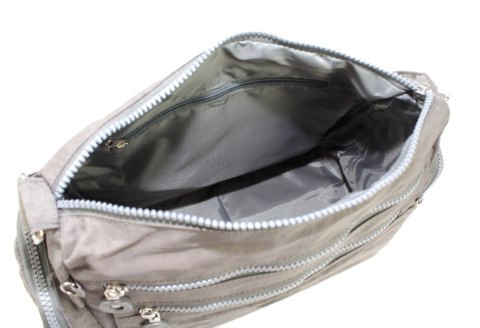Stylowa Pozioma Torba Średnia Na Ramię Bag Street NR 2228 SZARY Stylowa Pozioma Torba Średnia Na Ramię Bag Street NR 2228 SZARY