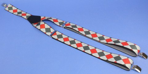 Szelki Do Spodni Polska Galanteria (PL) Z Materiału Regulowane Pojedyncze Typ Y KOLOROWE GŁADKIE Szelki Do Spodni Polska Galanteria (PL) Z Materiału Regulowane Pojedyncze Typ Y KOLOROWE GŁADKIE