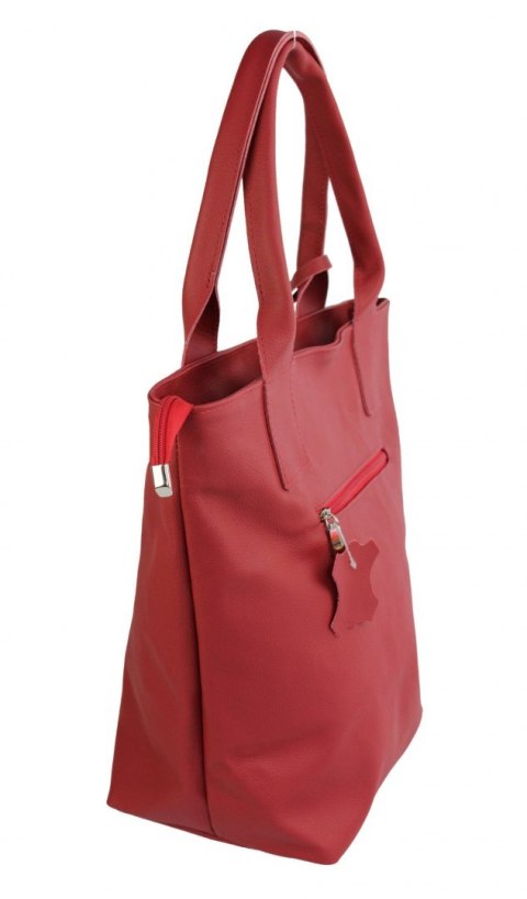 Torebka Skórzana MAGRE (PL) KLEOPATRA Shopper Bag Skóra Naturalna CZERWONA Torebka Skórzana MAGRE (PL) KLEOPATRA Shopper Bag Skóra Naturalna CZERWONA