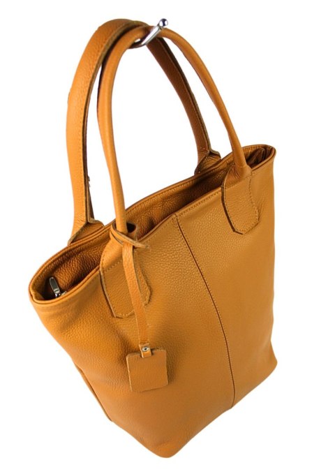 Torebka Skórzana MAGRE (PL) KLEOPATRA Shopper Bag Skóra Naturalna KARMELOWA Torebka Skórzana MAGRE (PL) KLEOPATRA Shopper Bag Skóra Naturalna KARMELOWA