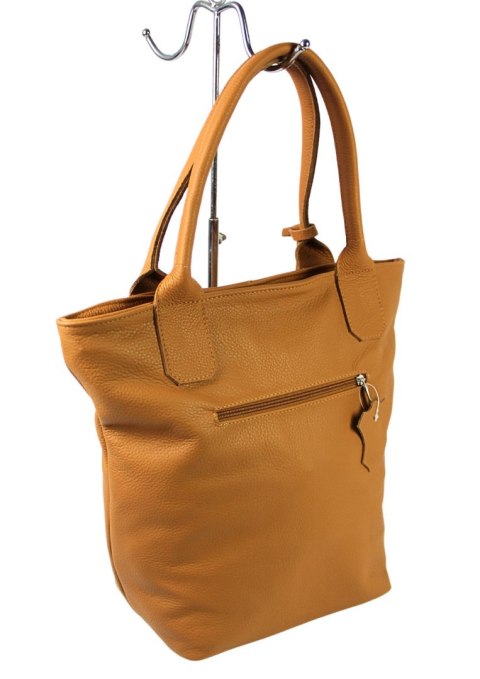 Torebka Skórzana MAGRE (PL) KLEOPATRA Shopper Bag Skóra Naturalna KARMELOWA Torebka Skórzana MAGRE (PL) KLEOPATRA Shopper Bag Skóra Naturalna KARMELOWA