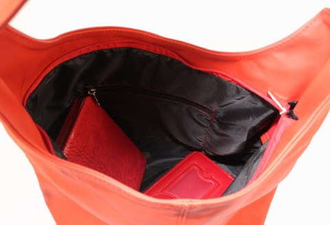 Torebka Skórzana MAGRE (PL) MIRELLA Shopper Bag Skóra Naturalna CZERWONY MATOWY Torebka Skórzana MAGRE (PL) MIRELLA Shopper Bag Skóra Naturalna CZERWONY MATOWY