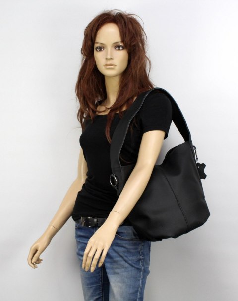 Torebka Skórzana MAGRE (PL) Shopper Bag ARLETA Skóra Naturalna CZARNY Torebka Skórzana MAGRE (PL) Shopper Bag ARLETA Skóra Naturalna CZARNY