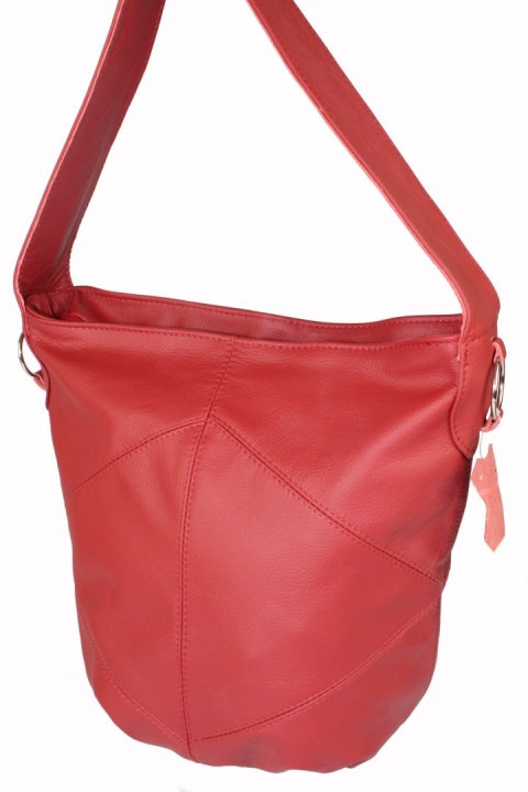 Torebka Skórzana MAGRE (PL) Shopper Bag ARLETA Skóra Naturalna CZERWONY Torebka Skórzana MAGRE (PL) Shopper Bag ARLETA Skóra Naturalna CZERWONY
