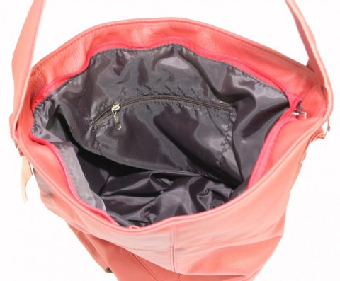Torebka Skórzana MAGRE (PL) Shopper Bag ARLETA Skóra Naturalna CZERWONY Torebka Skórzana MAGRE (PL) Shopper Bag ARLETA Skóra Naturalna CZERWONY