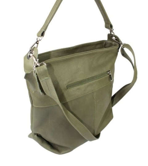 Torebka Skórzana Magre (PL) Skóra Naturalna FIONA OLIWKOWY