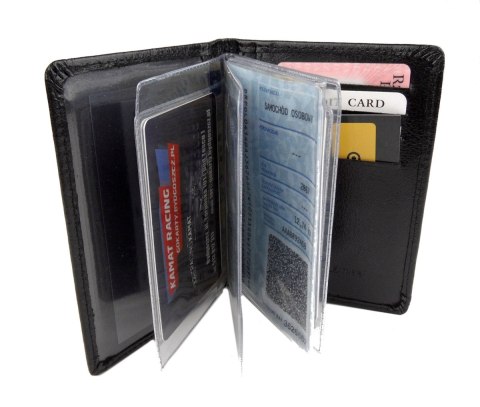 Uniwersalny Duży Wkład Foliowy Pionowy ANDRUS (PL) Do Etui Na Karty Dokumenty 11 x 7,5 [cm]