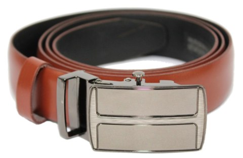 Wizytowy Pasek Skórzany 30 mm COMPLEX (PL) Pełna Klamra AUTOMAT/ZĄBEK Garnitur BRĄZOWY Zaokrąglony AZ30/KAZ71 Wizytowy Pasek Skórzany 30 mm COMPLEX (PL) Pełna Klamra AUTOMAT/ZĄBEK Garnitur BRĄZOWY Zaokrąglony AZ30/KAZ71