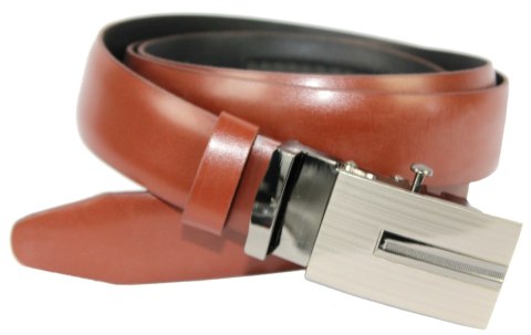 Wizytowy Pasek Skórzany 30 mm COMPLEX (PL) Pełna Klamra AUTOMAT/ZĄBEK Garnitur Brązowy Zaokrąglony AZ30/KAZ30 Wizytowy Pasek Skórzany 30 mm COMPLEX (PL) Pełna Klamra AUTOMAT/ZĄBEK Garnitur Brązowy Zaokrąglony AZ30/KAZ30