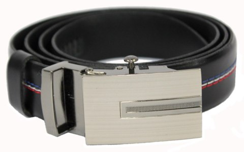 Wizytowy Pasek Skórzany 30 mm COMPLEX (PL) Pełna Klamra AUTOMAT/ZĄBEK Garnitur CZARNY KOLOROWA NITKA Zaokrąglony AZ30/KAZ30 Wizytowy Pasek Skórzany 30 mm COMPLEX (PL) Pełna Klamra AUTOMAT/ZĄBEK Garnitur CZARNY KOLOROWA NITKA Zaokrąglony AZ30/KAZ30