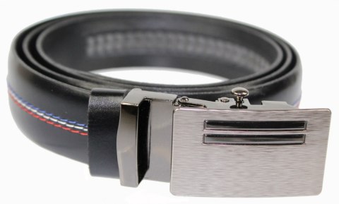 Wizytowy Pasek Skórzany 30 mm COMPLEX (PL) Pełna Klamra AUTOMAT/ZĄBEK Garnitur CZARNY KOLOROWA NITKA Zaokrąglony AZ30/KAZ64 Wizytowy Pasek Skórzany 30 mm COMPLEX (PL) Pełna Klamra AUTOMAT/ZĄBEK Garnitur CZARNY KOLOROWA NITKA Zaokrąglony AZ30/KAZ64