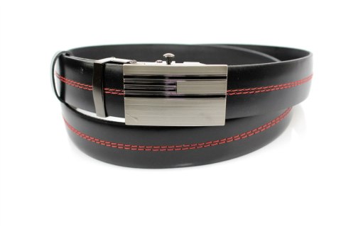 Wizytowy Pasek Skórzany 30 mm COMPLEX (PL) Pełna Klamra AUTOMAT/ZĄBEK Garnitur CZARNY SZYTY Zaokrąglony AZ30/KAZ26 Wizytowy Pasek Skórzany 30 mm COMPLEX (PL) Pełna Klamra AUTOMAT/ZĄBEK Garnitur CZARNY SZYTY Zaokrąglony AZ30/KAZ26