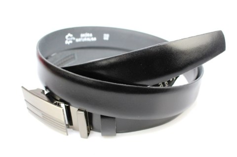 Wizytowy Pasek Skórzany 30 mm COMPLEX (PL) Pełna Klamra AUTOMAT/ZĄBEK Garnitur CZARNY Zaokrąglony AZ30/KAZ26 Wizytowy Pasek Skórzany 30 mm COMPLEX (PL) Pełna Klamra AUTOMAT/ZĄBEK Garnitur CZARNY Zaokrąglony AZ30/KAZ26