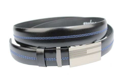 Wizytowy Pasek Skórzany 30 mm COMPLEX (PL) Pełna Klamra AUTOMAT/ZĄBEK Garnitur CZARNY Zaokrąglony AZ30/KAZ26 Wizytowy Pasek Skórzany 30 mm COMPLEX (PL) Pełna Klamra AUTOMAT/ZĄBEK Garnitur CZARNY Zaokrąglony AZ30/KAZ26
